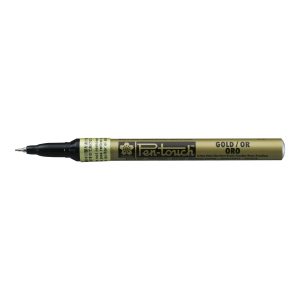 Sakura Lackmarker Pen-Touch 0.7 mm, extrafein, Gold