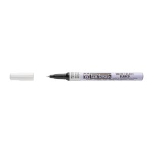 Sakura Lackmarker Pen-Touch 0.7 mm, extrafein, Weiss