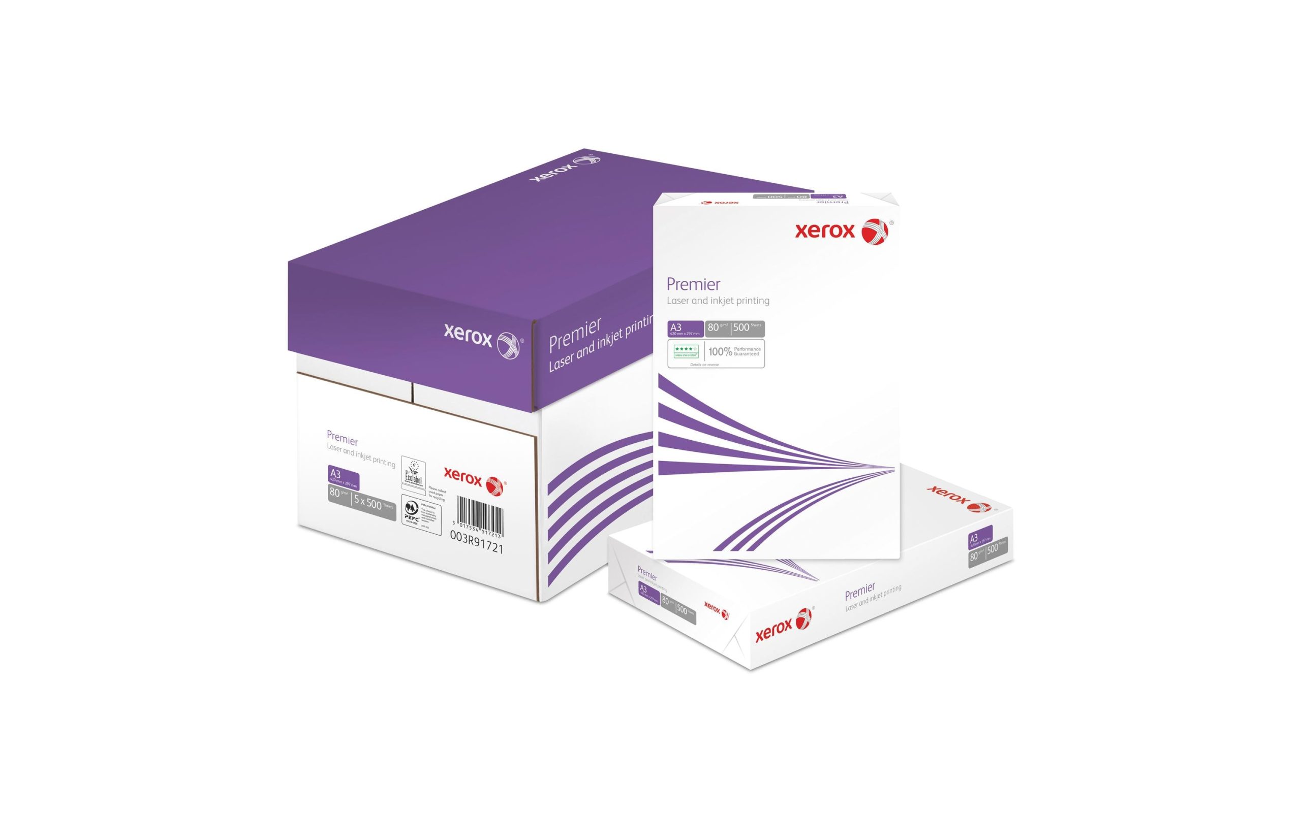 Antalis Kopierpapier Xerox Premier A3, Weiss, 80 g/m², 2500 Blatt
