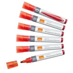 Nobo Whiteboard-Marker Liquid Ink 10 Stück, Rot