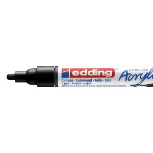 edding Acrylmarker 5100 Medium, Schwarz
