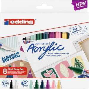 edding Acrylmarker Starter Set 8-teilig