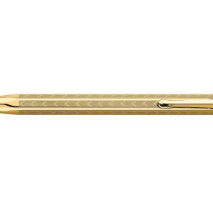 Caran d’Ache Kugelschreiber Ecridor Chevron vergoldet