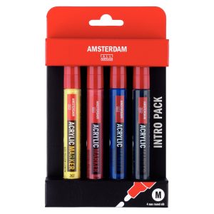 Amsterdam Acrylmarker Basic Set 4 Stück