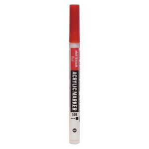 Amsterdam Acrylmarker S 105 Weiss Deckend