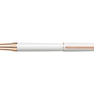 Caran d’Ache Rollerball Léman Weiss Roségold Fein (F)