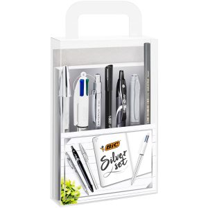 BIC Kugelschreiber Silver Kit 8-teilig