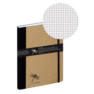 Pagna Notizbuch Pur A5, Kariert, Braun