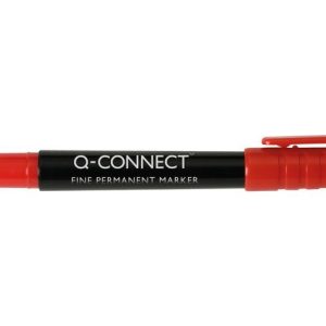 CONNECT Permanent-Marker Fine 1 mm, Rot