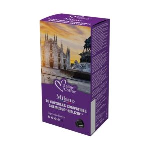 Italian Coffee Kaffeekapseln Delizio Milano Cremesso 16 Stück
