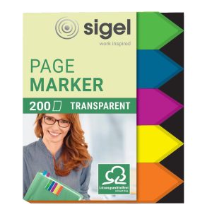 Sigel Page Marker Pfeil 200 Stück, Mehrfabig
