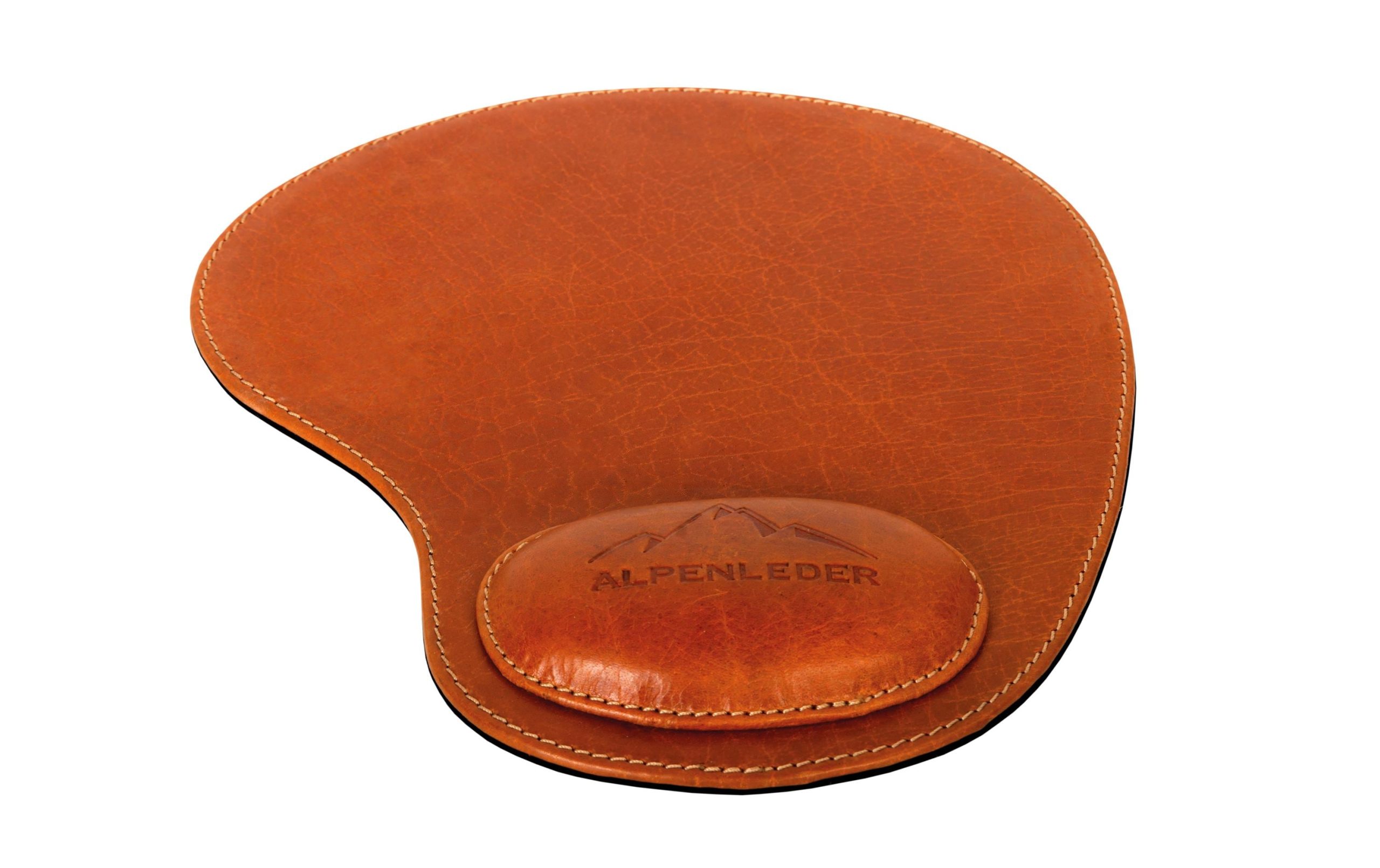 Alpenleder Mausmatte Salem Cognac