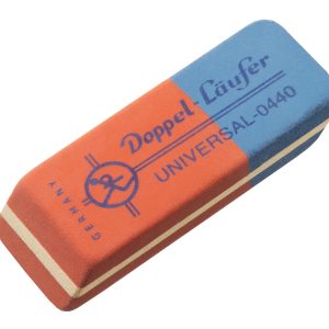 Läufer Radiergummi Universal 04400 Blau/Rot