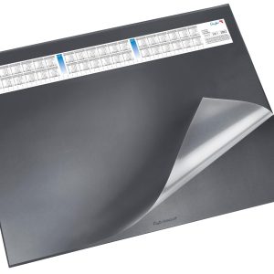 Läufer Schreibunterlage Durella DS 65 x 52 cm, Schwarz