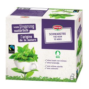 Morga Teebeutel Bio Fairtrade Schwarztee 50 Stück