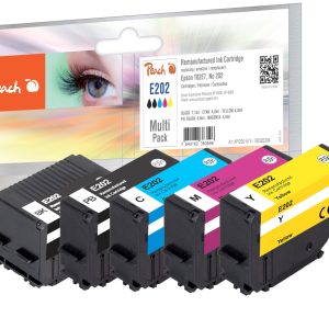Peach Tinte Epson Nr. 202 BK, PHBK, C, M, Y