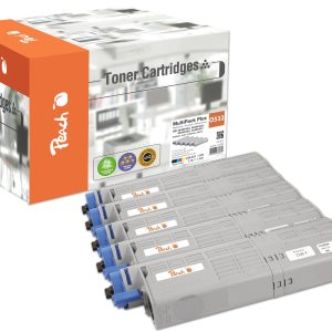 Peach Toner OKI 46490401-4 2x BK, 1x C, M, Y