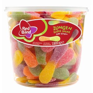 Red Band Gummibonbons Saure Zungen 1.2 kg