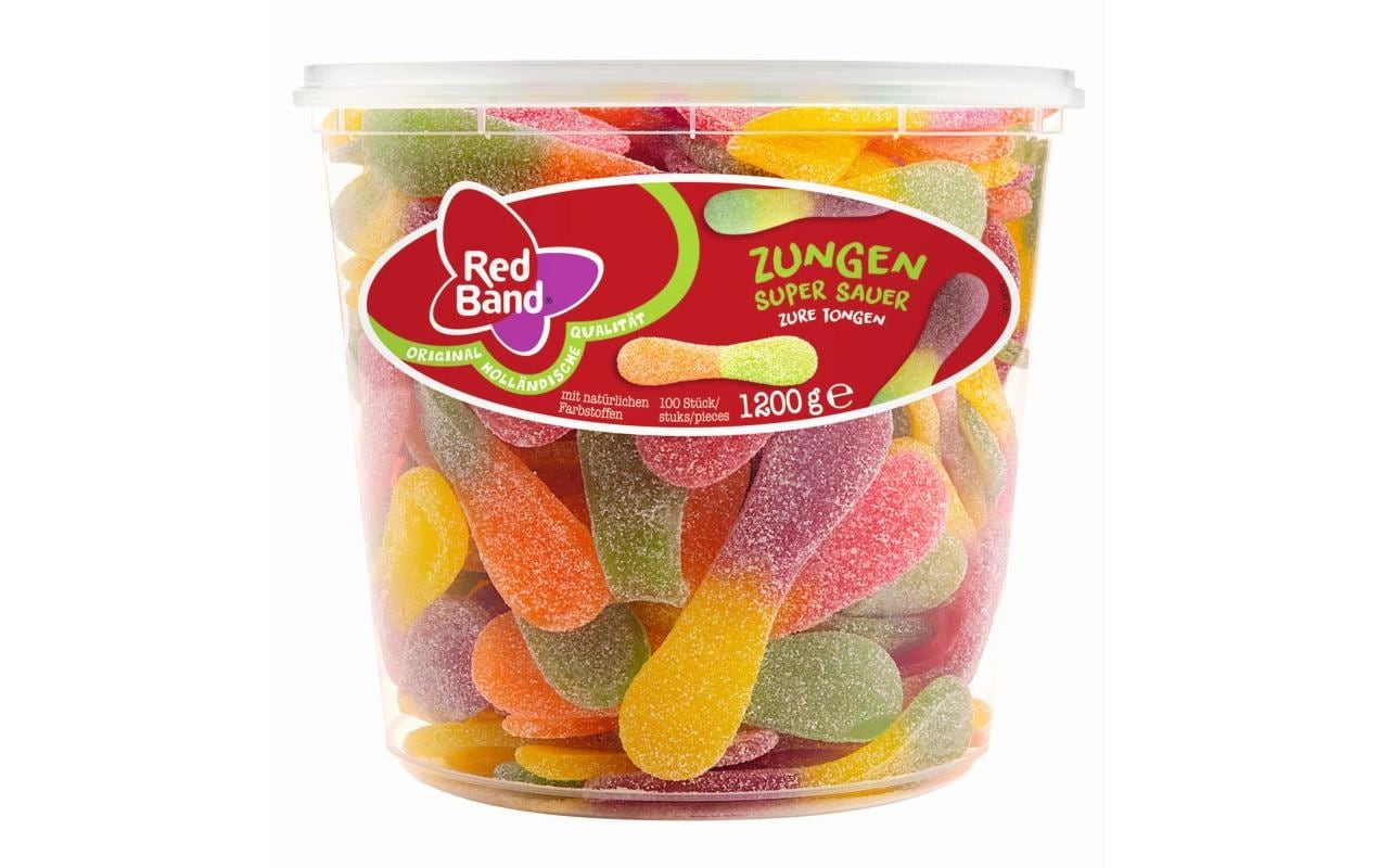 Red Band Gummibonbons Saure Zungen 1.2 kg