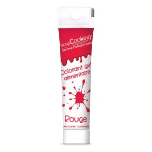 ScrapCooking Lebensmittelfarben-Gel Rot 20 g