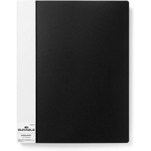 DURABLE Sichtbuch Duralook A4 Schwarz, 20 Hüllen