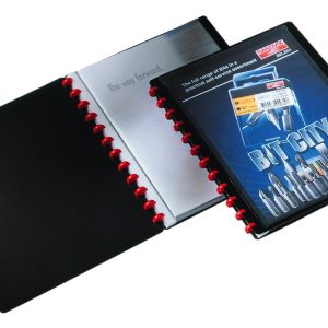 DURABLE Sichtbuch Duralook Easy Plus A4 Schwarz/Transparent