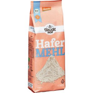 Bauck Mühle Hafermehl Vollkorn glutenfrei Demeter 350 g