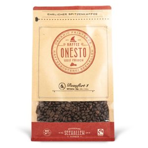 ONESTO Kaffeebohnen Bio Beaufort 1 entkoffeiniert 1 kg