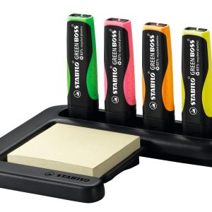 STABILO Textmarker Dispenser 5-teilig, Mehrfarbig