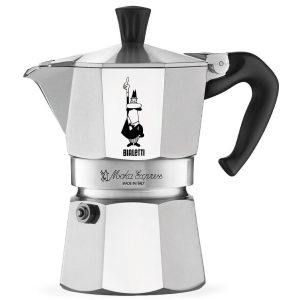 Bialetti Espressokocher Moka Express 2 Tassen, Silber