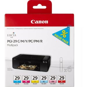 Canon PGI-29 Multipack CMY, PC, PM, R