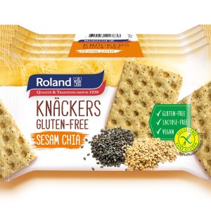 Roland Snacks Knäckers Chia-Sesam 4 x 35 g