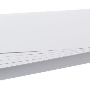 Franken Moderationskarten 20.5 x 9.5 cm, Weiss, 500 Stück