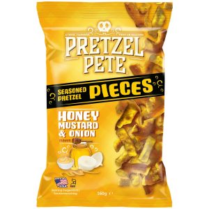 Pretzel Pete Bretzel Pieces Honey, Mustard & Onion 160 g