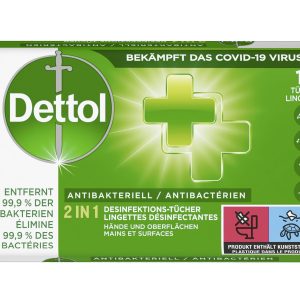 Dettol Desinfektionstücher 2 in 1 15 Stück