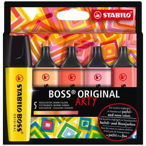 STABILO Textmarker Boss Original Arty 5er Etui