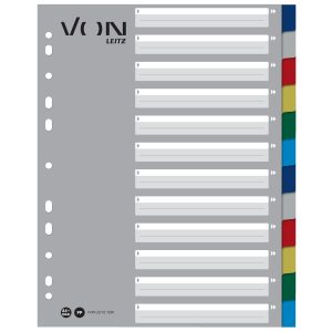 VON Register Blanko, A4, 1-12