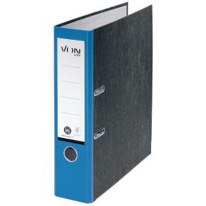 VON Ordner Ordner Karton breit 8 cm, Blau
