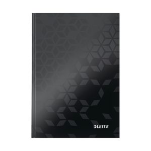 Leitz Notizbuch WOW A5, Kariert, Schwarz