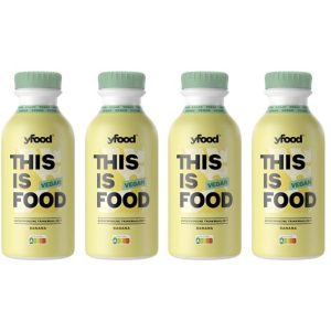 YFOOD Vegane Trinkmahlzeit Banana 6 x 500 ml