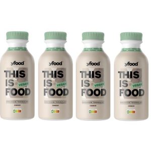 YFOOD Vegane Trinkmahlzeit Choco 6 x 500 ml
