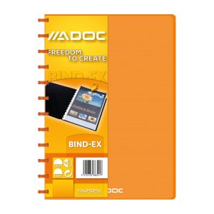 Adoc Sichtbuch Colorlines A4, 30 Taschen, Orange