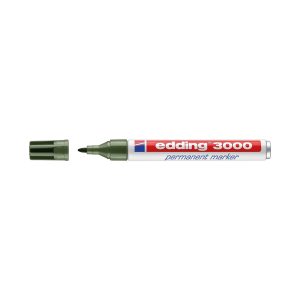 edding Permanent-Marker 3000 Olivgrün