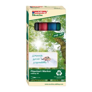 edding Flipchart-Marker 32 EcoLine 4-farbig