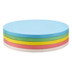 Magnetoplan Moderationskarten Ø 19 cm 5-farbig, 250 Stück