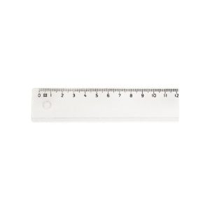 Büroline Lineal Massstab 20 cm Transparent