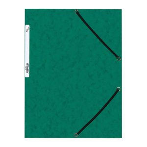 Büroline Gummibandmappe Karton, A4 Dunkelgrün