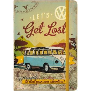 Nostalgic Art Notizbuch VW Bus A5, Dot, Mehrfarbig