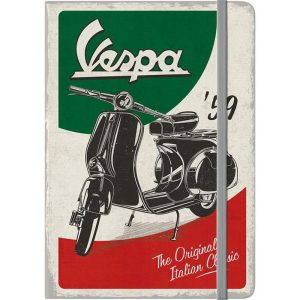 Nostalgic Art Notizbuch Vespa A5, Dot, Mehrfarbig