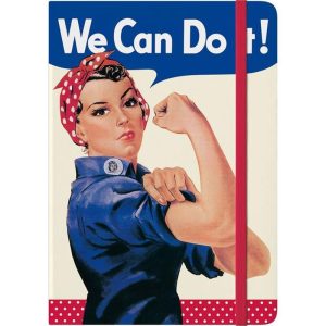 Nostalgic Art Notizbuch We can do it! A5, Dot, Mehrfarbig